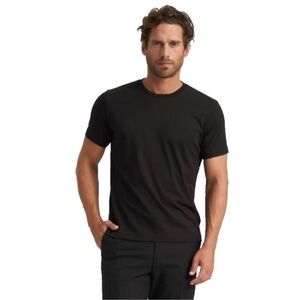 Son of a Tailor Denmark Black Supima Cotton Short Sleeve T Shirt Mens M/L